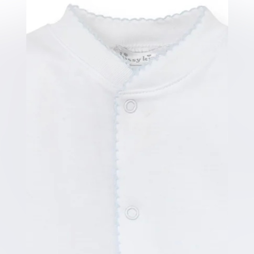 NWT Kissy BLUE TRIM Basic Converter Gown Preemie - Picture 2 of 4